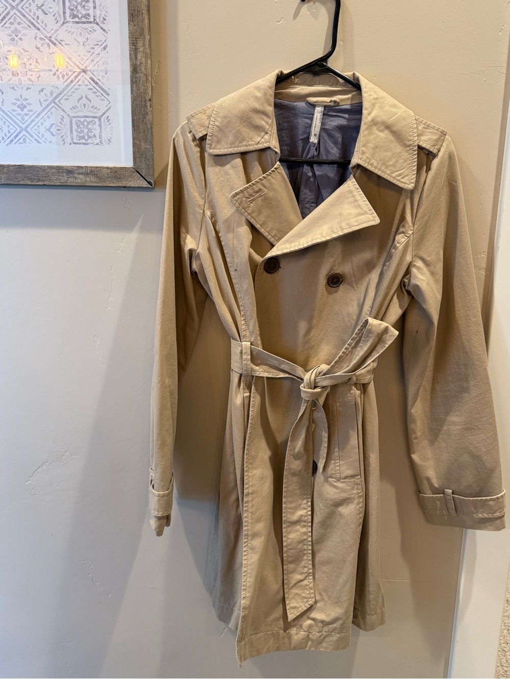Old Navy Tan Trench Coat with Belt